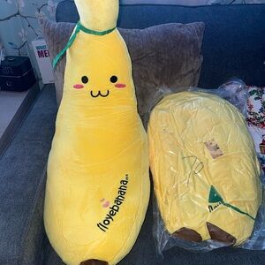 Cute Yellow Banana Plush Toy